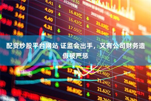 配资炒股平台网站 证监会出手，又有公司财务造假被严惩